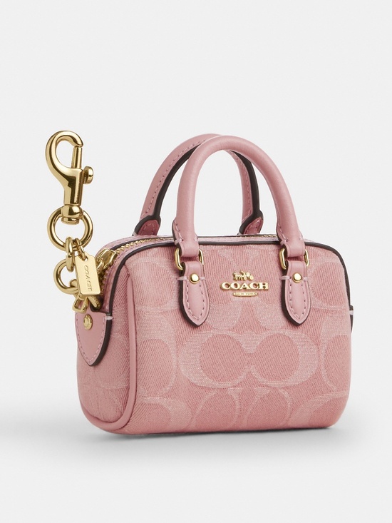 Coach Accessories - ❌SOLD❌ Coach Mini Rowan Bag Charm In Signature Denim